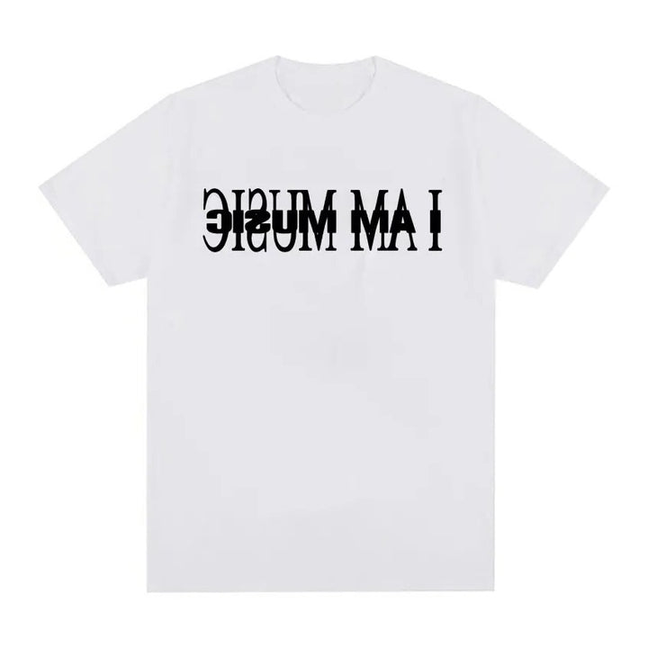 Damen T-Shirt mit modernem Typografie-Druck Drune