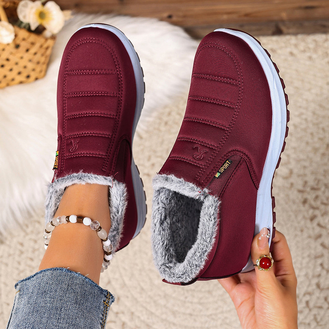 Damen Bequeme Winter-Sneaker mit kuscheligem Futter Drune