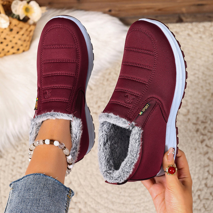 Damen Bequeme Winter-Sneaker mit kuscheligem Futter Drune