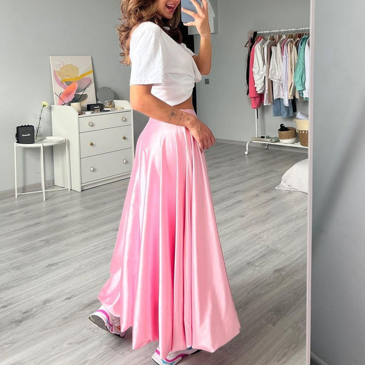 Damen elegantermaxirock mit fließendem Schnitt Drune