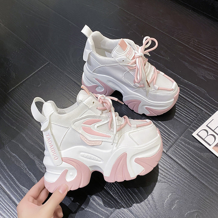 Damen nan klobige Plateau-Sneaker mit skulpturaler Profilsohle Drune