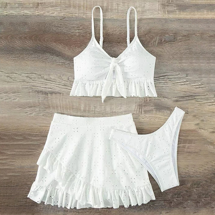 Damen Crop-Top und Rock Set Drune