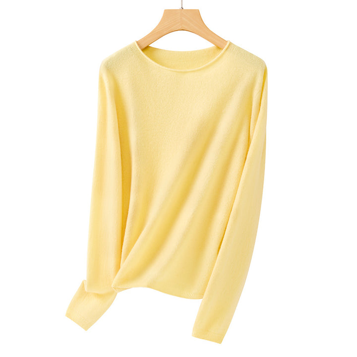 Damen Feiner Rundhalspullover aus Kaschmirmix mit leichtem Oversize-Schnitt Drune