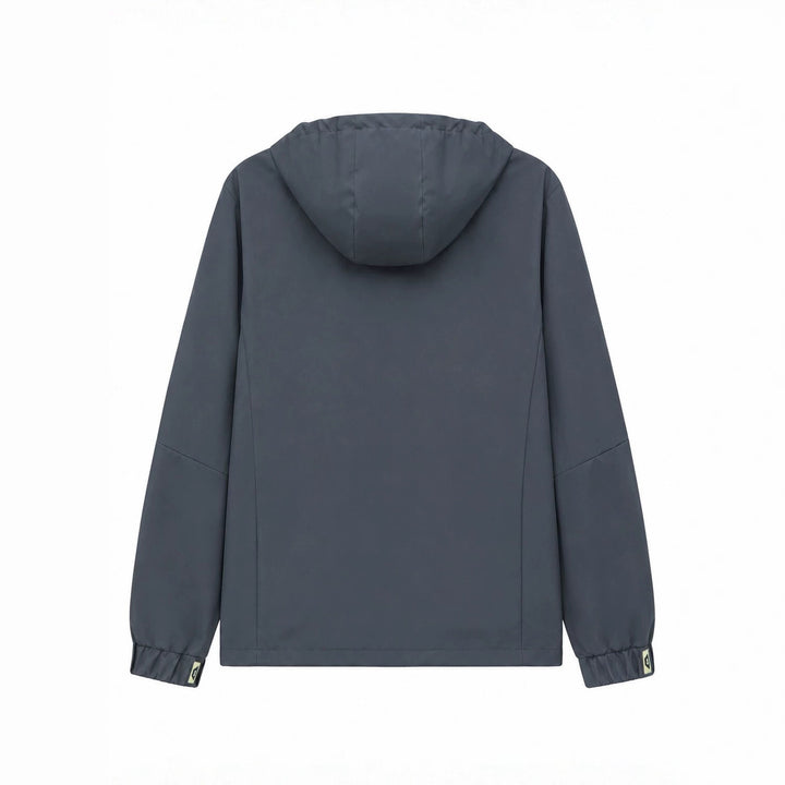 Herren Leichte wasserabweisende Kapuzen‑Softshelljacke mit Reißverschlusstaschen Drune