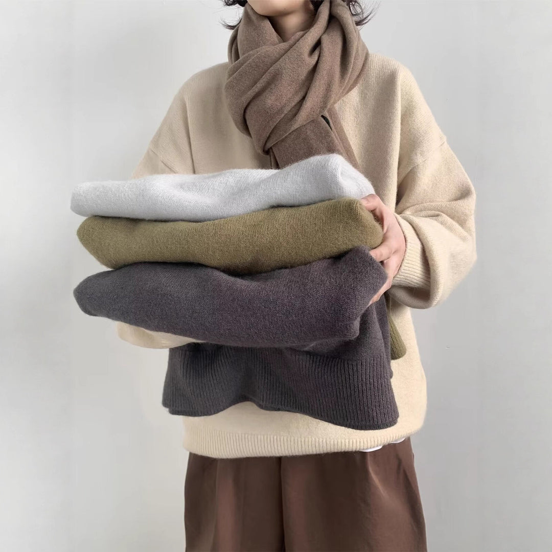 Damen Eleganter Oversized Pullover Drune