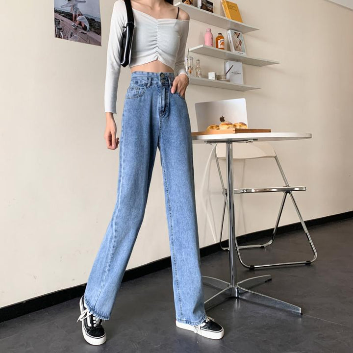 Damen Weit geschnittene Jeans mit lässigem Schnitt Drune