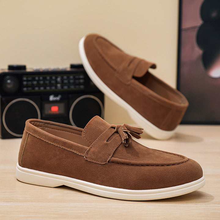 Herren Elegante Mokassins mit Quasten Drune