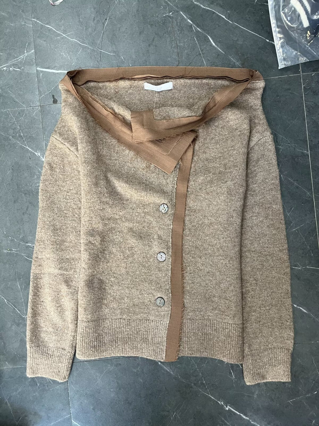 Damen Kuschelweicher Cardigan mit geschmackvollem Bindegürtel Drune