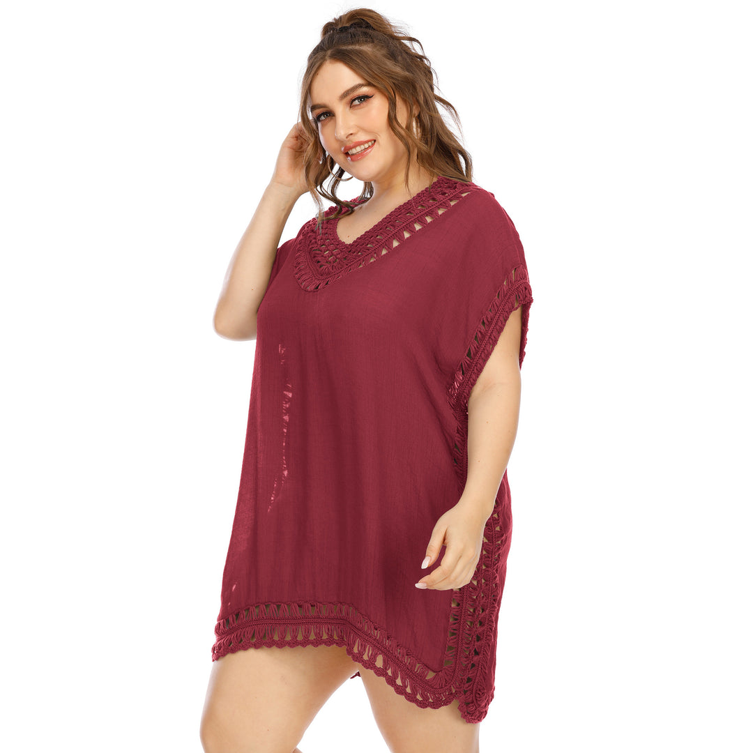 Damen eleganter häkeln Strandüberwurf Drune