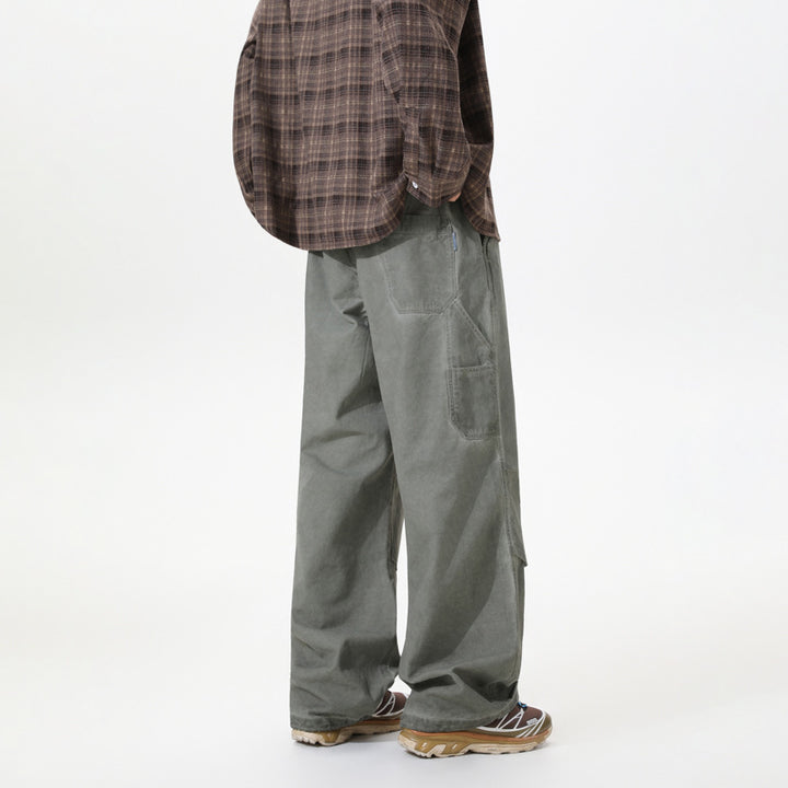 Herren Relaxed Cargo-Hose mit elastischem Bund, Lagen-Paneelen und Utility-Taschen Drune