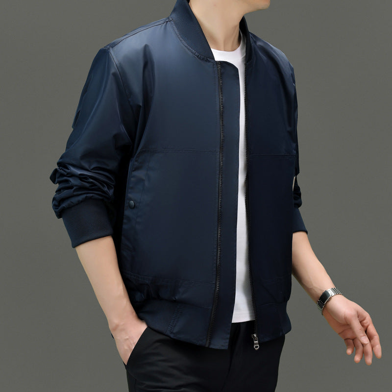 Herren Sportliche Bomberjacke mit funktionalen Taschen und elastischen Bündchen Drune