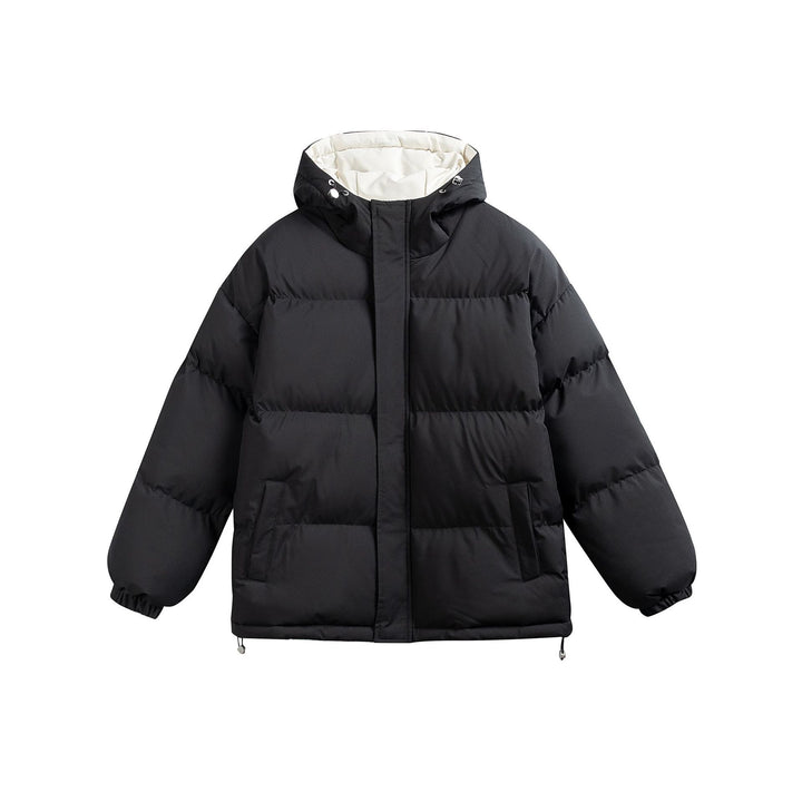 Damen Wattierte Kapuzen‑Steppjacke im Oversize‑Pufferschnitt mit Tunnelzugbund Drune