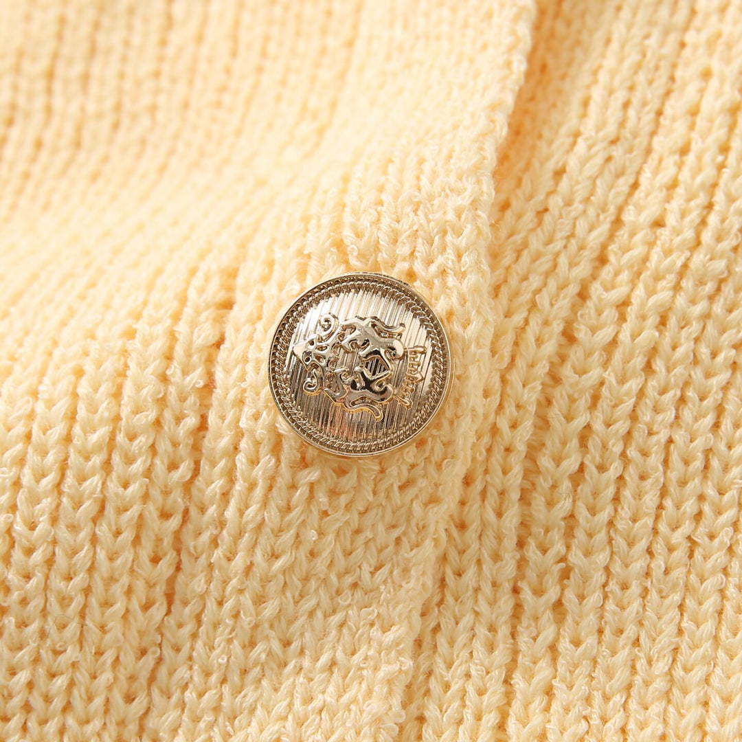 Damen Strickjacke ohne Ärmel mit Knopfdetails und praktischen Taschen Drune