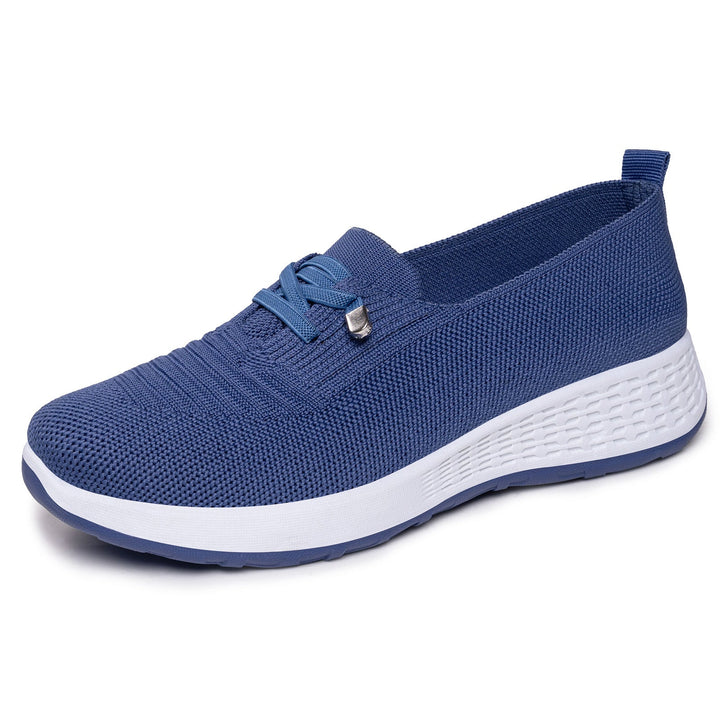 Damen Atmungsaktive Slip-On Sneakers mit dämpfender Sohle Drune
