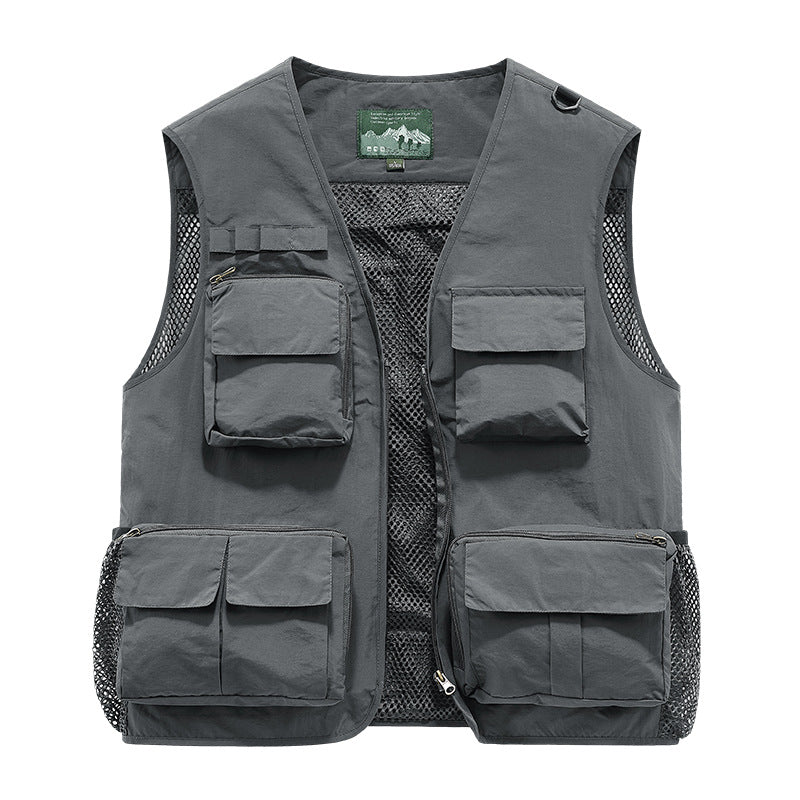 Herren Multifunktionale und atmungsaktive Outdoor-Weste Drune