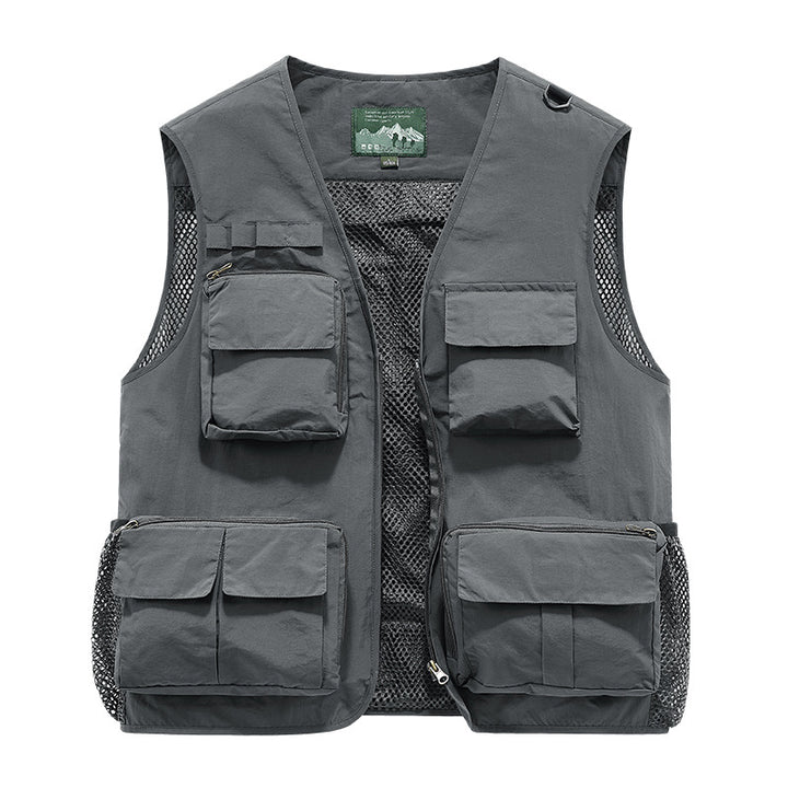 Herren Multifunktionale und atmungsaktive Outdoor-Weste Drune