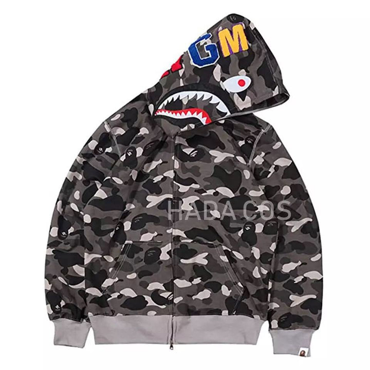 Damen Kapuzenjacke mit modernem Camouflage-Design und hochwertiger Baumwollmischung Drune
