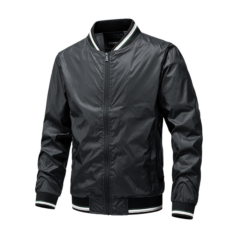 Herren Sportliche Bomberjacke mit zwei Seitentaschen Drune