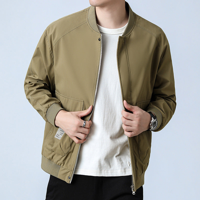 Herren Sportliche Bomberjacke mit Taschen Drune