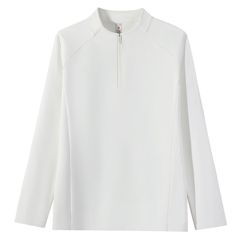 Damen Sportliches Langarmshirt mit Reißverschluss Drune