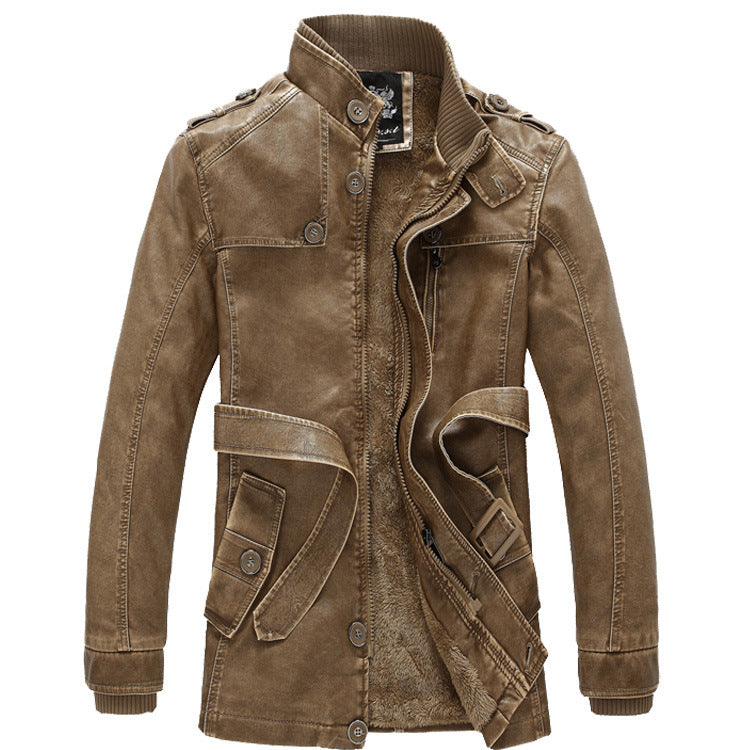 Herren Utility-Parka mit Teddyfutter und Stehkragen Drune