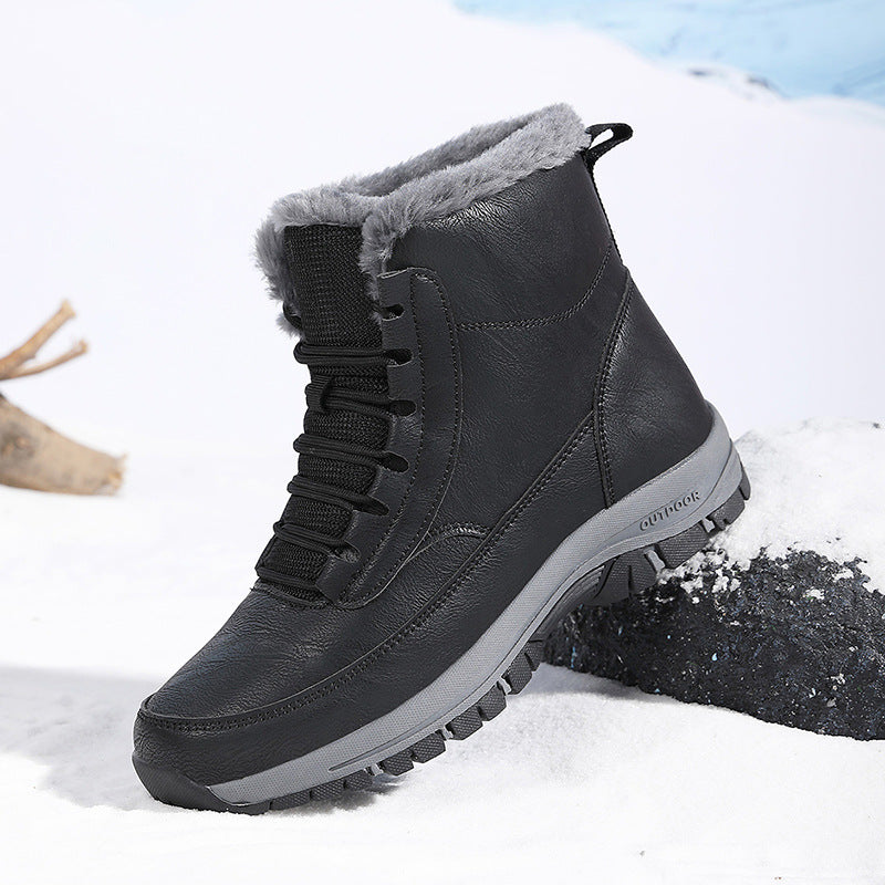 Damen Gefütterte Thermo-Winterstiefelette mit rutschfester Profilsohle und wasserabweisender Oberfläche Drune