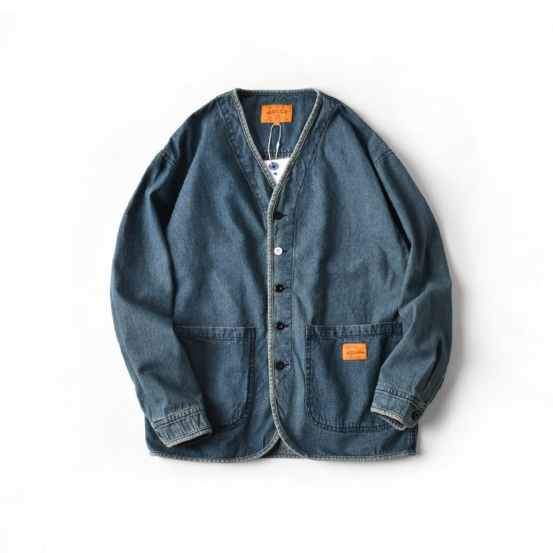 Herren Denim Arbeitsjacke Drune