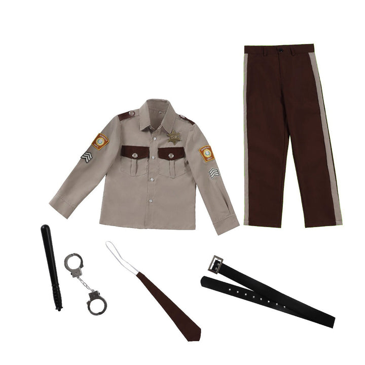 Jungen Polizei Kostüm mit Zubehör Drune