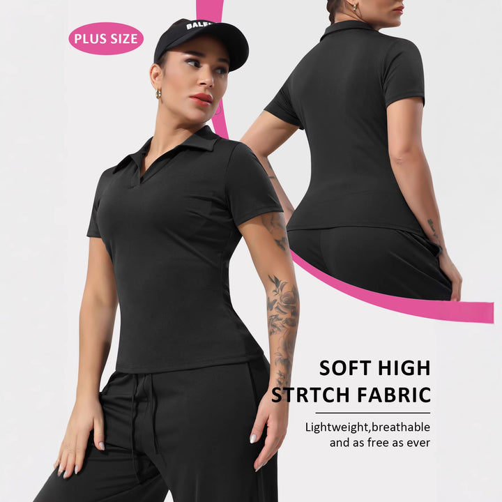 Damen Tailliertes Funktions-Polo mit Stretchjersey und Performance-Atmungsaktivität Drune