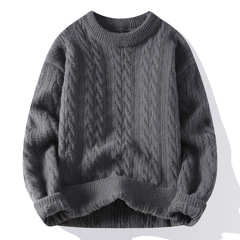 Damen Grobstrick Pullover mit Zopfmuster Drune 1787964764