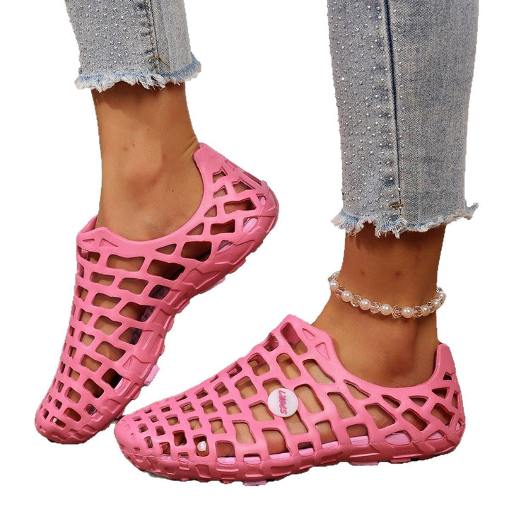 Damen leichte und atmungsaktive Freizeitschuhe mit rutschfester Außensohle Drune