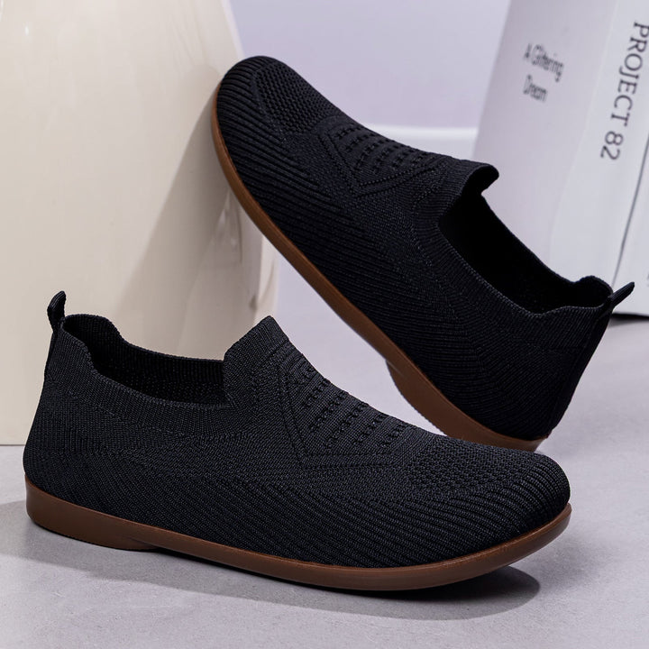 Damen Bequeme Stretch-Sneaker mit rutschfester Sohle Drune