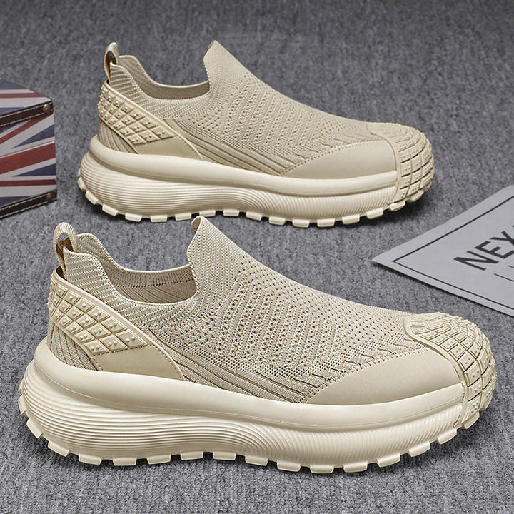 Damen Komfortable Slip-On Sneakers für den Alltag mit rutschfester Sohle und atmungsaktiver Konstruktion Drune