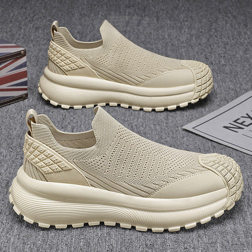Damen Komfortable Slip-On Sneakers für den Alltag mit rutschfester Sohle und atmungsaktiver Konstruktion Drune