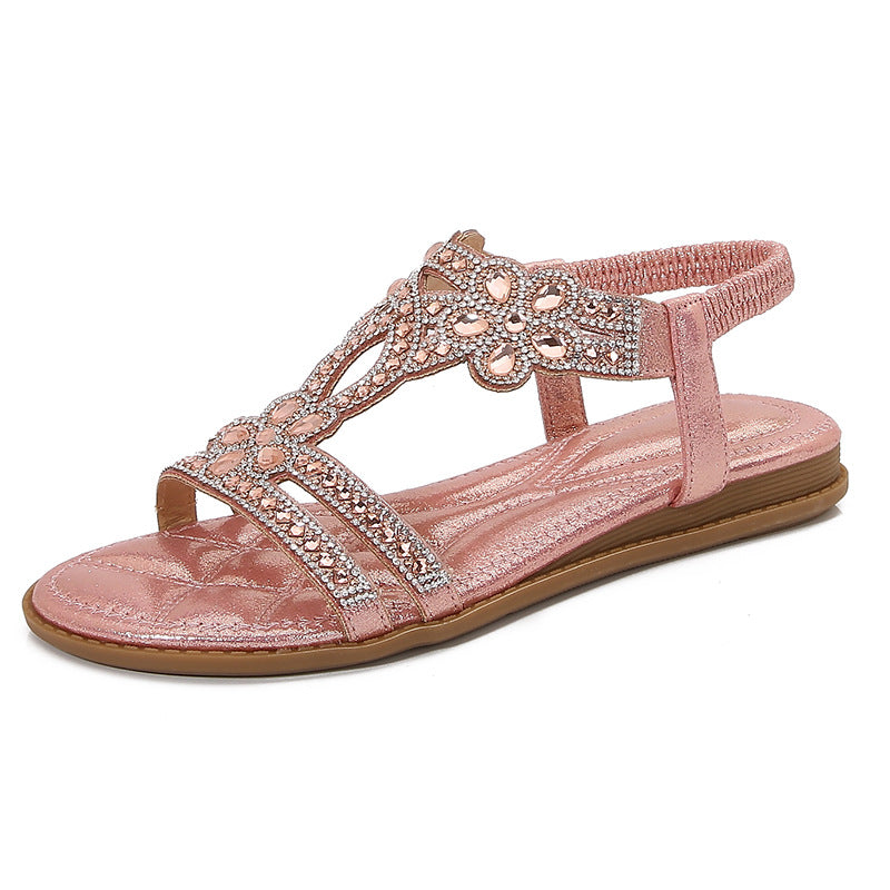 Damen Elegante Riemensandalen mit kunstvollen Details Drune