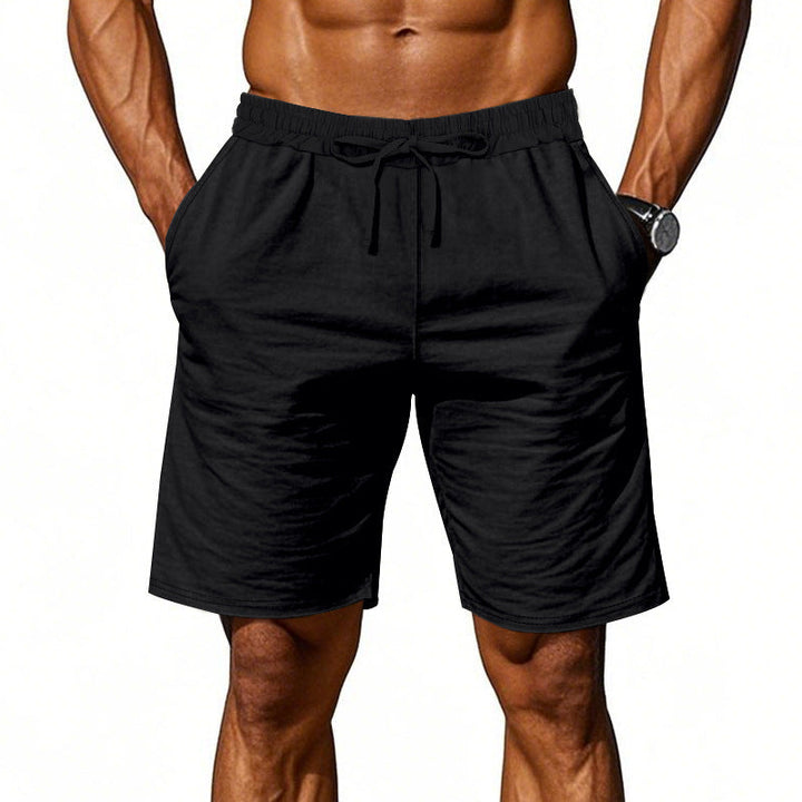 Herren nan lässige Baumwollmix Freizeitshorts mit elastischem Bund und Seitentaschen Drune