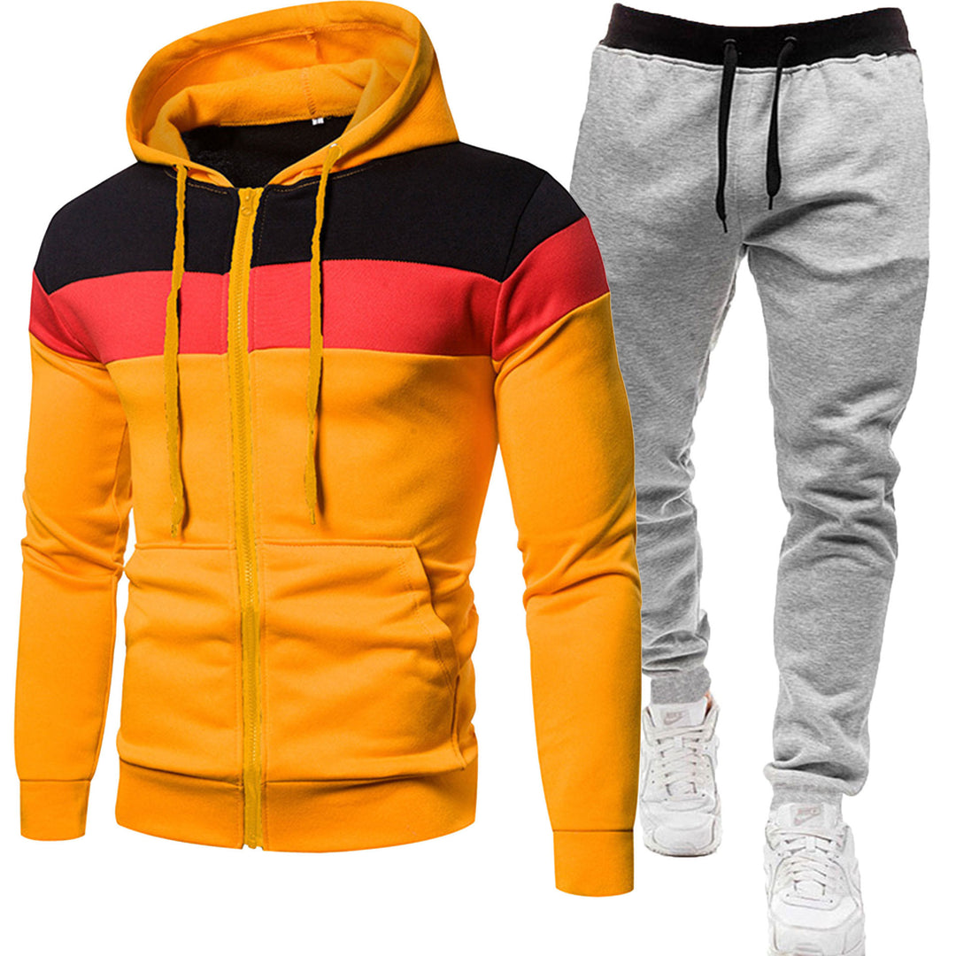 Herren nan zweiteiliges Freizeit-Jogginganzug-Set Drune