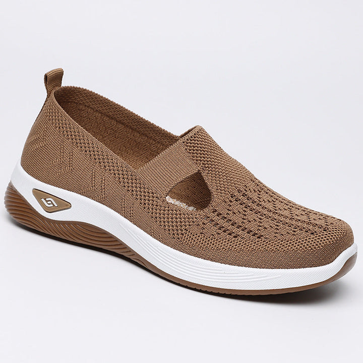 Damen Atmungsaktive Slip-On Sneakers mit elastischem Design Drune