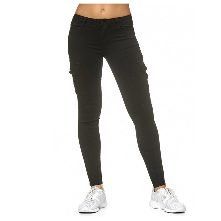 Damen Cargo-Hose mit elastischem Bund und praktischen Seitentaschen Drune