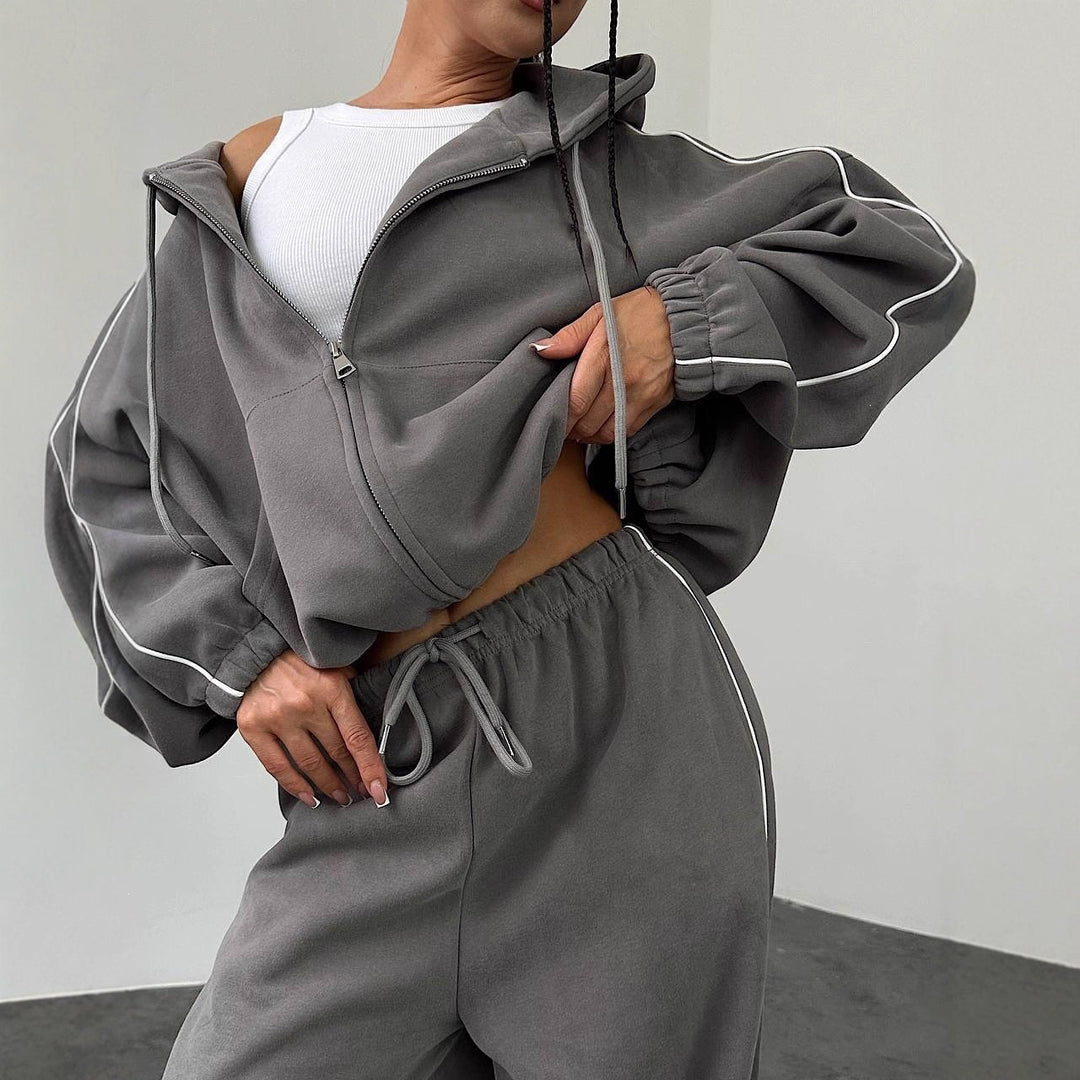 Damen Oversize Hoodie-Set Drune