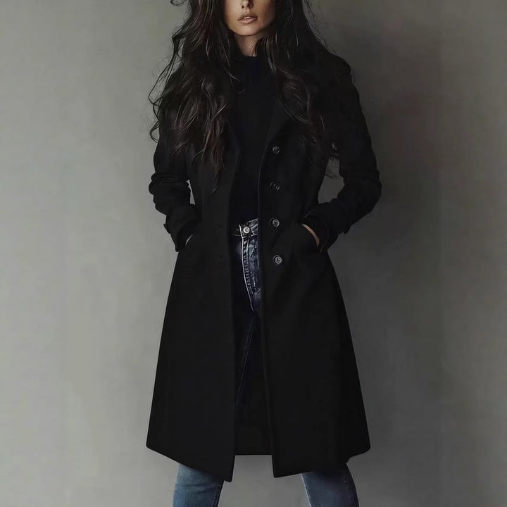 Damen Eleganter und Stilvoller Trenchcoat Drune