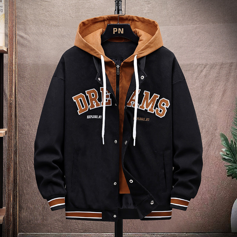 Herren Sportliche Jacke mit Kapuze Drune