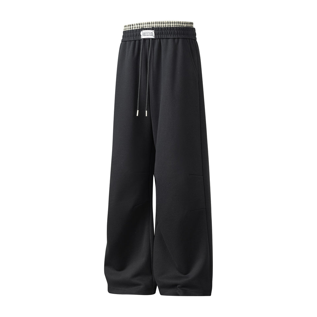 Herren weite Freizeithose aus atmungsaktivem Baumwollmix mit elastischem Bund und seitlichen Taschen Drune