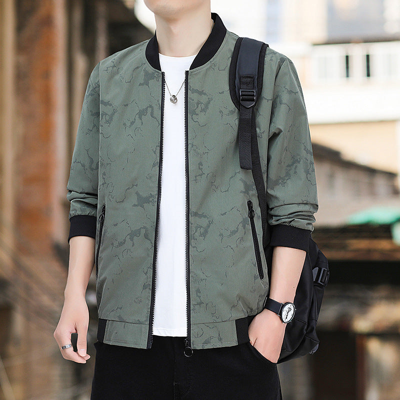 Herren Modische Bomberjacke Drune