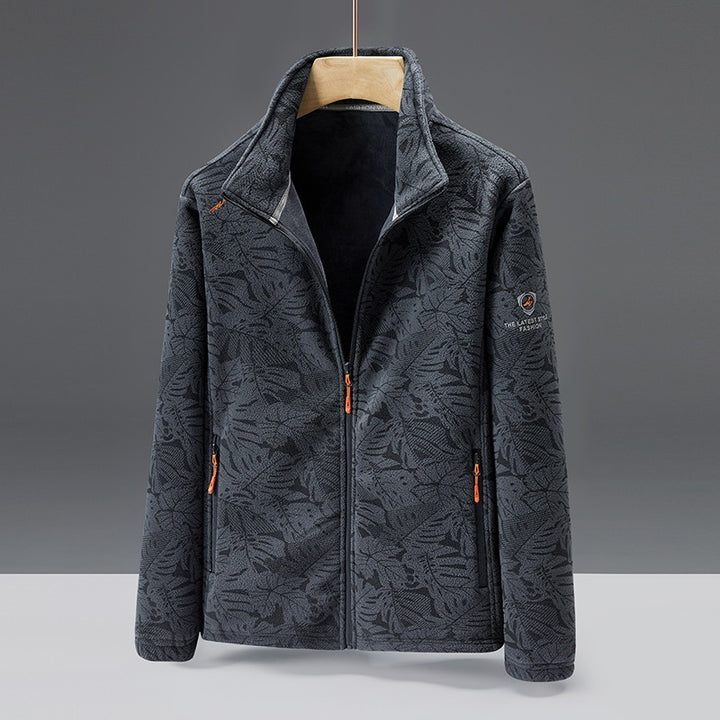 Damen Fleecejacke mit floralem Muster Drune