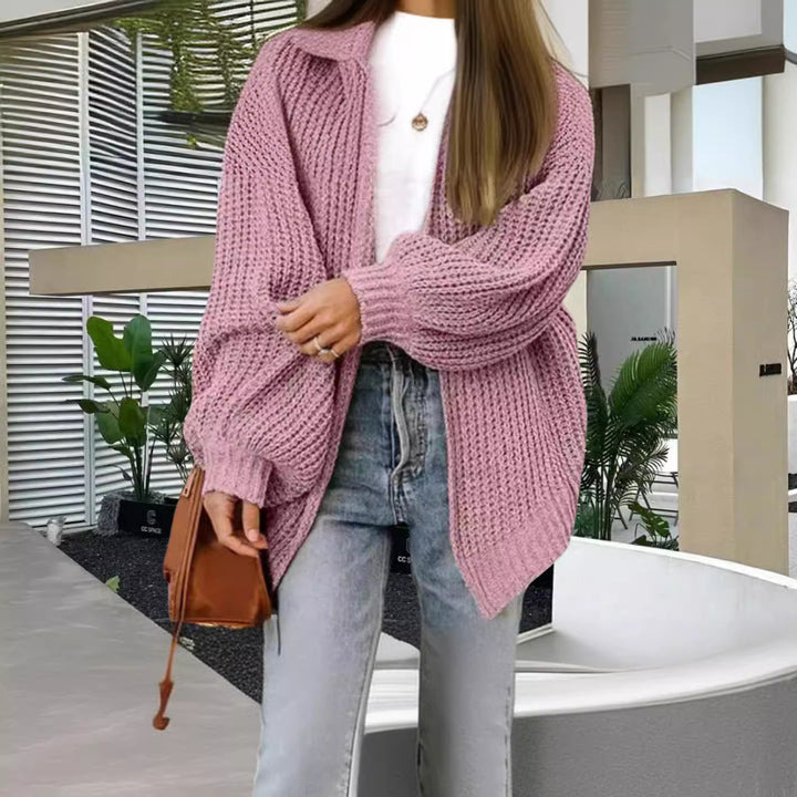 Damen Kuschelige Strickjacke Drune