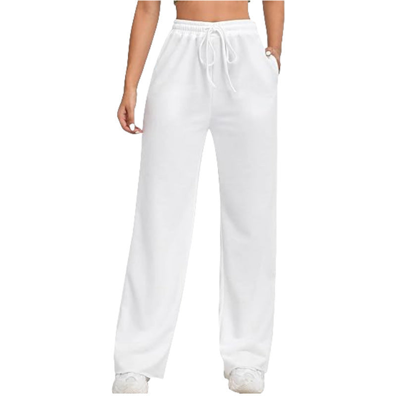 Damen Sweatpants mit bequemer Passform und elastischem Bund Drune