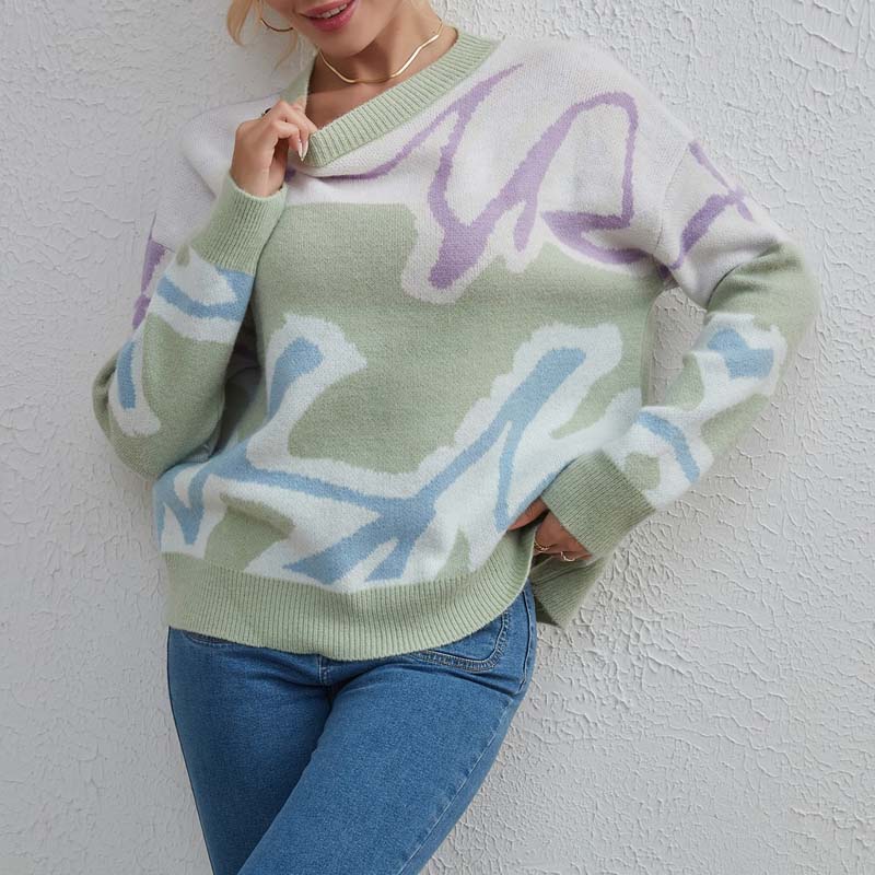 Drune | Pullover mit Farbblock