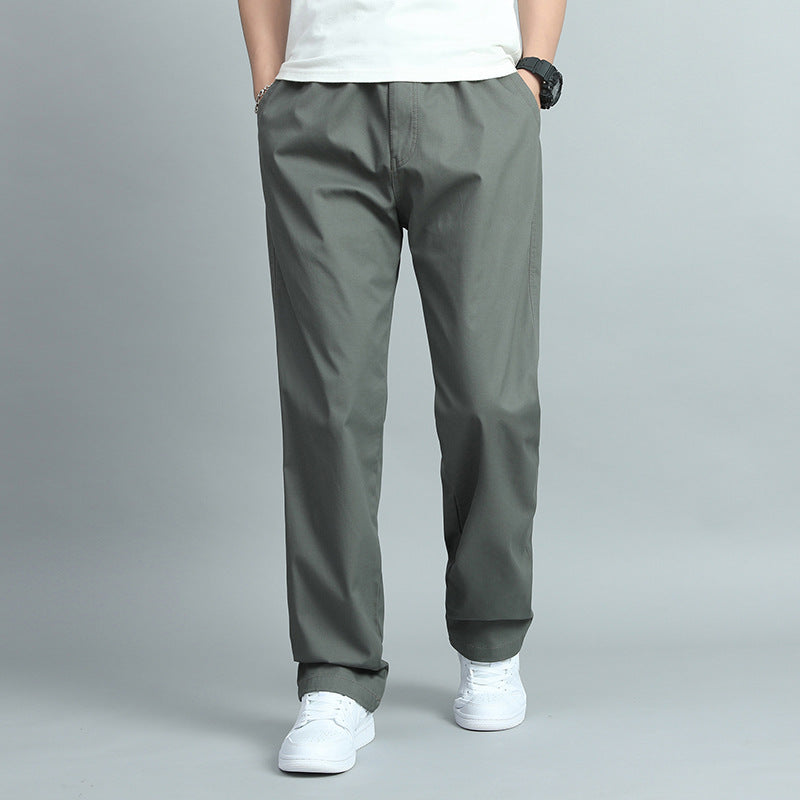 Herren Bequeme Chino-Baumwollhose Drune