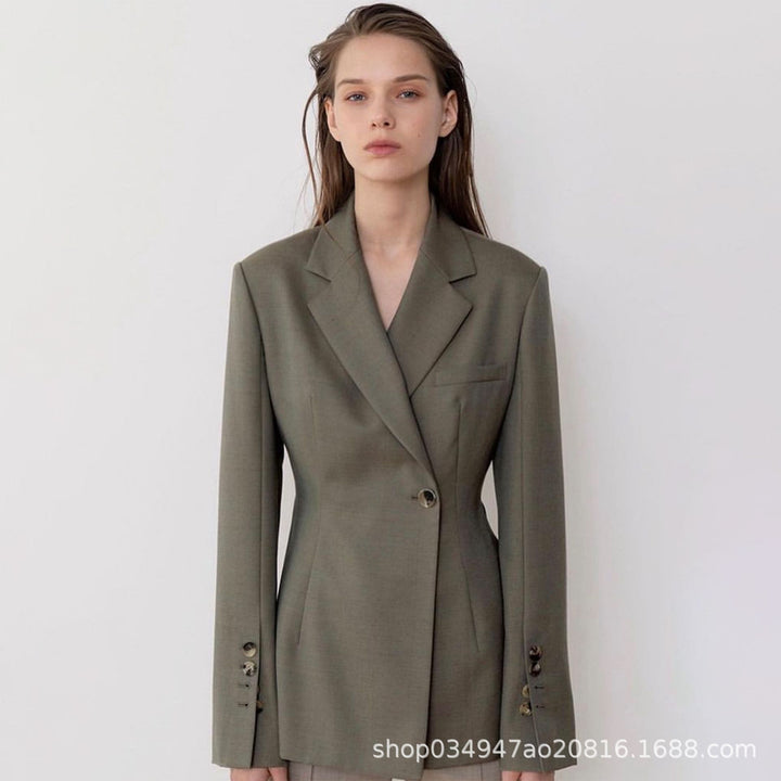 Damen Eleganter und moderner Blazer mit tailliertem Schnitt Drune